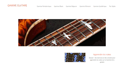 Desktop Screenshot of gamme-guitare.com
