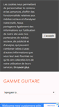 Mobile Screenshot of gamme-guitare.com